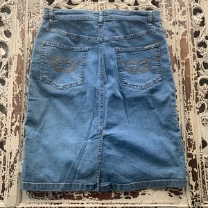 Escada Jean Skirt